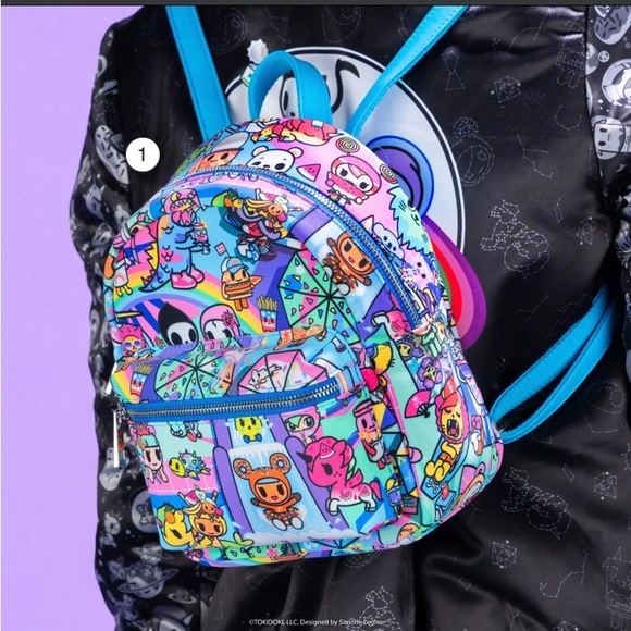 TOKIDOKI POOL PARTY BACKPACK - LIMITED - Picture 4 of 5